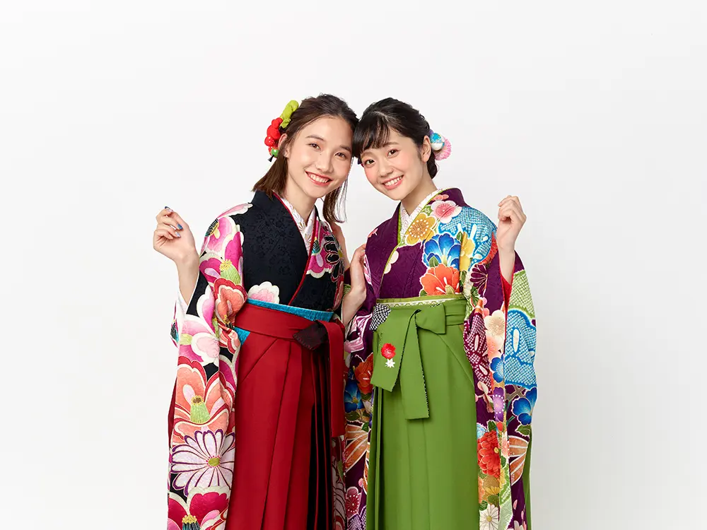 成人式、卒業記念！着物や袴姿を記念に残してあげませんか？ 卒業袴】落ち着き可愛いレトロモダン☆てふてふ J-ROSSO / 成人