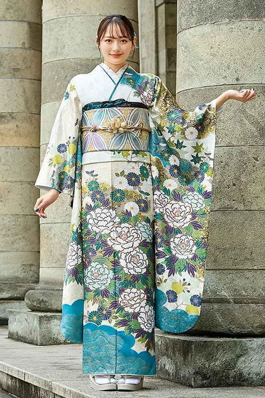 HATACHI No.3005 | 【KIMONO みやこや】振袖選び・レンタル｜栃木県足利、佐野、群馬県太田、館林、邑楽、桐生