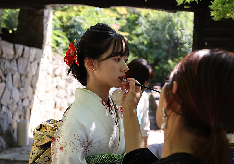 振袖の着付け・ヘアメイク